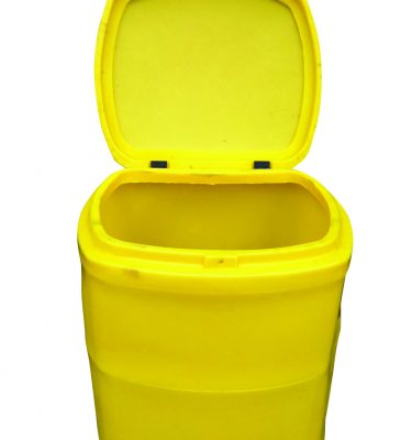 280kg Envirostore plastic yellow bunker