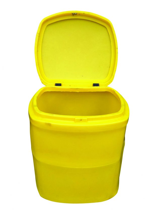 280kg Envirostore plastic yellow bunker 280kg Envirostore plastic yellow bunker