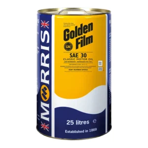 Bottle of Morris Golden Film SAE 30 Motor Oil
